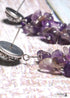 Boho Earrings, Dangle Earrings, Lavender Purple